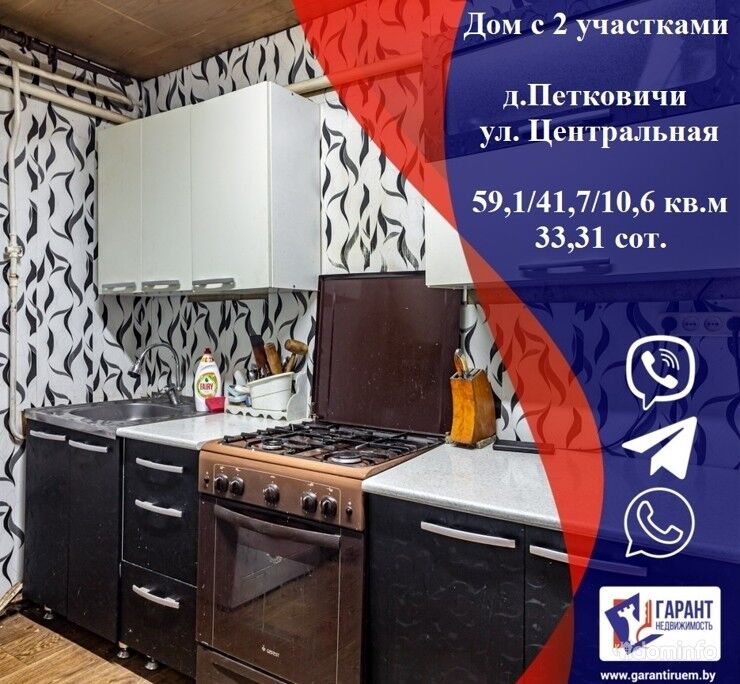 Продается дом с большим участком 33 сот в д. Петковичи — фото 1