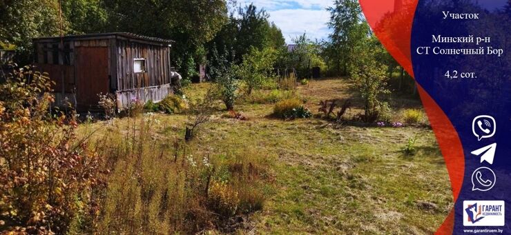 Продажа участка 4.2 сотки, СТ Солнечный Бор, 10 км от МКАД — фото 1