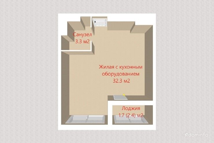 1К квартира в самом «сердце» ЖК Минск Мира, ул. Левина, д.7 — фото 16
