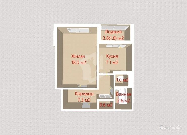 Продажа 1- комнатной квартиры, ул. Якубова дом 32 — фото 3
