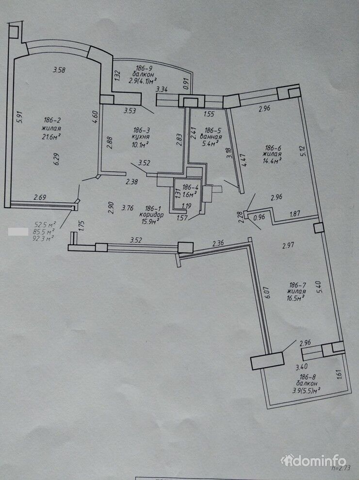 Продам 3-х комнатную квартиру с мебелью в Минск, пр-т Дзержинского д.131 — фото 19