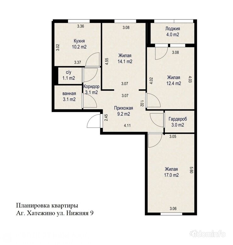 Продается 3-х комнатная квартира в 15 минутах от Каменной горки — фото 20
